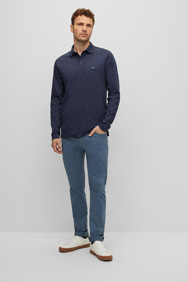 ΜΠΛΟΥΖΑ POLO BOSS - 404 ΜΠΛΕ